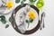 Davanti by Frieling Mattola Placemats Set of 6, Round 15 Inch Indoor Outdoor Table Placemats